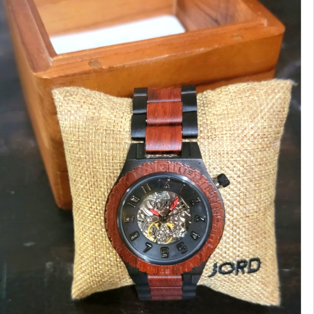 Jord Dover Series Ebony & Rosewood Watch